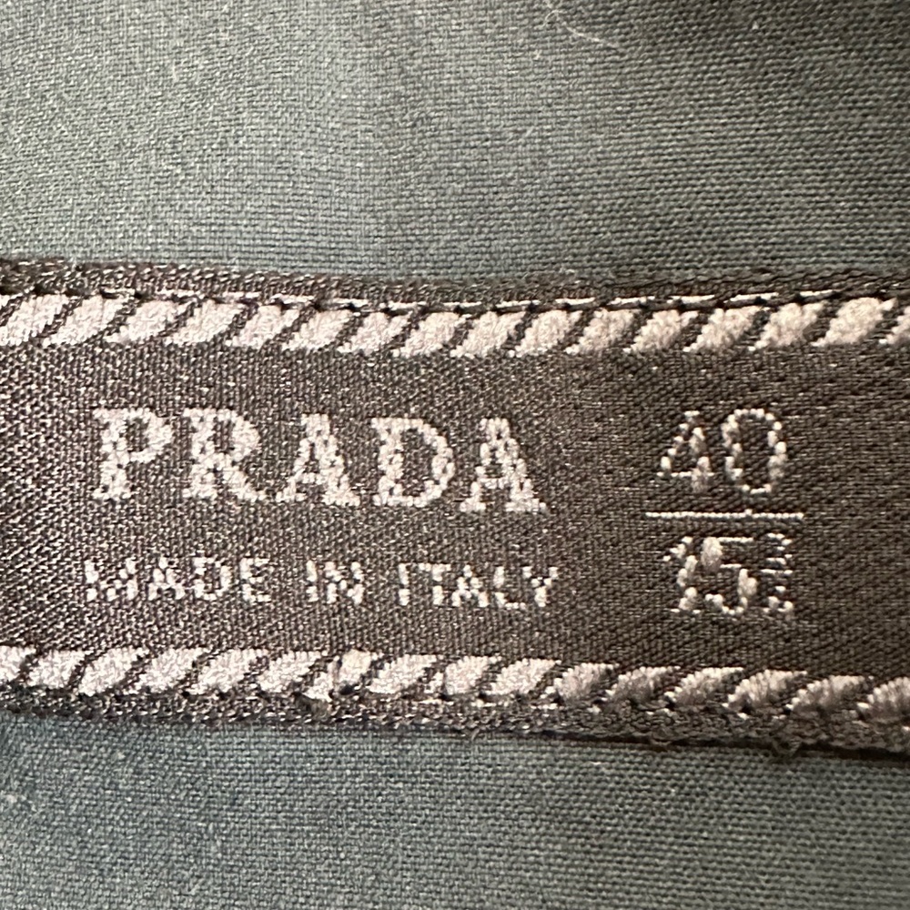 Prada button shirt dark green - Picture 4 of 4